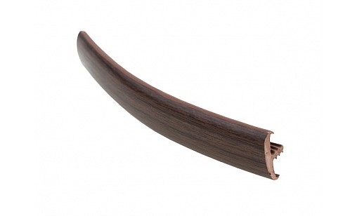 Профіль гнучкий Т-образний під плиту 16мм  Горіх темний структурний 507В01-Р47 ДС