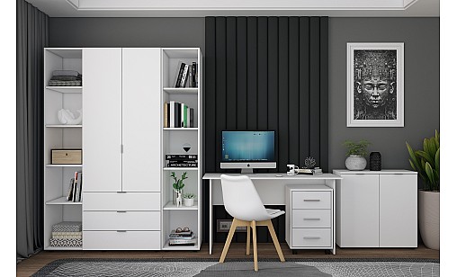 Комод ASTI-3 Білий