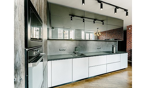 Компакт-плита FunderMax 0026 NN Prado Alu Grey / черное ядро 2040х640х12 мм