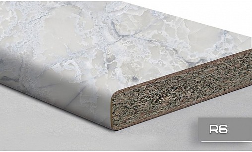 Стільниця LUXEFORM S353 Мармур Лаура 1U R6 4200х700х38 мм вологост.