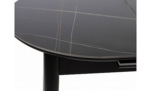 Стіл обідній ТІТАН 1100(1400)*750*760 чорний/чорний Стіл обідній ТІТАН 1100(1400)*750*760 чорний/чорний