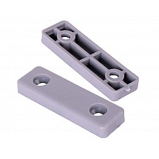 Ножка под 2 самореза 5х15х50мм Серый Темный ДС