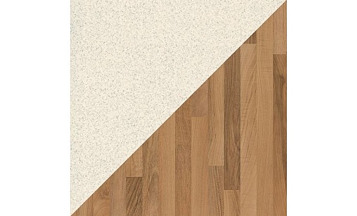 Стінова панель K215 BS/K206 PE Дюна Біла / Горіх Портерхаус (Двосторонній) 4100х640х10 мм KronoSpan