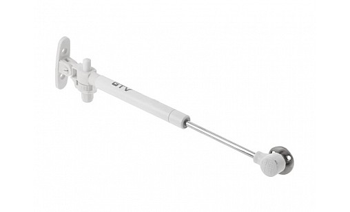 Амортизатор газовий для ДСП з амортизатором і регулюванням 100N білий PD-GAM100-N10 GTV