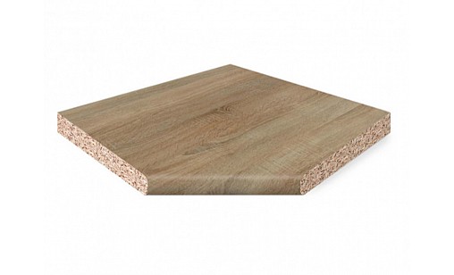 Кутовий елемент LUXEFORM L940 Дуб Сонома 1U R3 900х900х38 мм Кутовий елемент LUXEFORM L940 Дуб Сонома 1U R3 900х900х38 мм