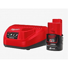 Энергокомплект M12 NRG-201 ( заряд.устр., 1 аккум.Х 2Ач) Milwaukee Энергокомплект M12 NRG-201 ( заряд.устр., 1 аккум.Х 2Ач) Milwaukee