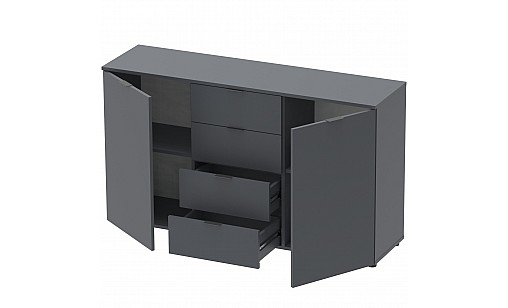 Комод ASTI-5 Графітовий