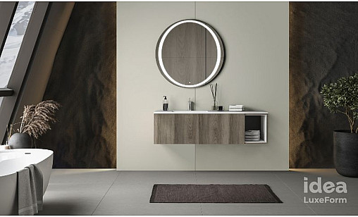 Панель МДФ LUXEFORM GL-06 iS Латте Глянец (пластик в декор) 2800х1300х10 мм - idea