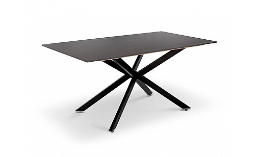 Стол обеденный ГРИНВИЧ 1600*900*760  мрамор/черный