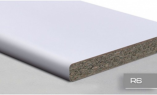 Стільниця LUXEFORM W74 Бiлий 2U R6 3050х600х28 мм вологост.