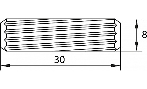 Шкант деревянный 30х8мм эвкалипт Шкант деревянный 30х8мм эвкалипт