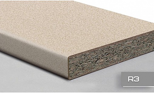 Стільниця LUXEFORM S501 Камiнь Грiджио Бежевий 2U R3 3050х900х38 мм вологост.