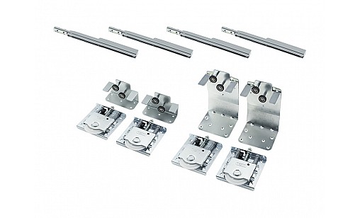 Розсувна система на 2 двері (верх / низ напр. 2,5м   хутро. Верх / низ   4 дов.) 101-99-53-601 BETA06