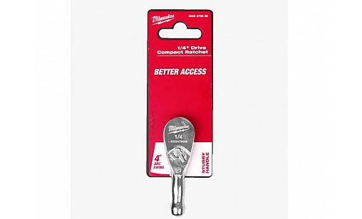 Ручка сокращенная 1/4 з храповиком Milwaukee