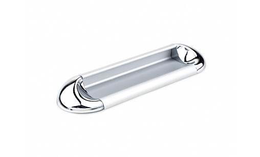 Ручка меблева 128мм SENA KULP хром-матовий-хром 14312