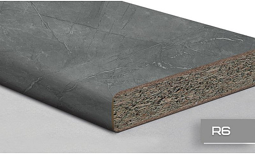 Столешница LUXEFORM W149 Мрамор Кастилия 2U R6 3050х1200х38 мм влагост.