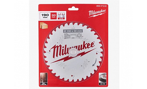 Диск пиляльний 190*30*36 зубів PFTE THIN KERF Milwaukee