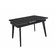 Стіл обідній Genry 1200( 300 300)*800*760 Shks Black Matt Стіл обідній Genry 1200( 300 300)*800*760 Shks Black Matt