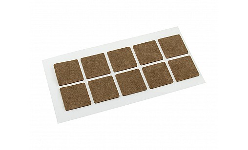 Самоклейка мягкая для ножек бежевая 40х40мм