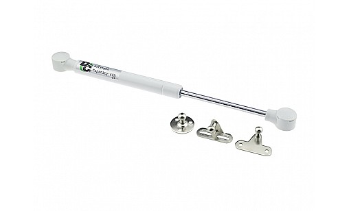 Амортизатор газовий для ДСП 40N зручний монтаж 3 кріплення білий ДС ПреміумЛайн