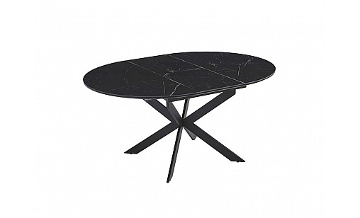 Стол обеденный Atlas 1050(1380)*760 Shks Black Matt Стол обеденный Atlas 1050(1380)*760 Shks Black Matt