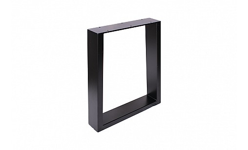 Табурет прямокутний Н-400мм Чорний ДС