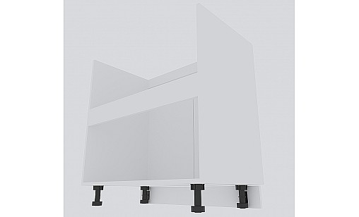 Тумба під мийку VIOLA 800*450*820 Білий Німфея Альба