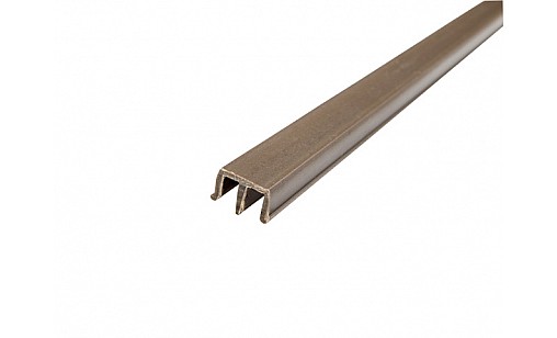 Профиль для стекла высокий Коричневый