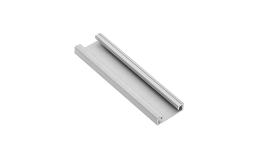 Профиль алюминиевый LED накладной 3м, алюминий GTV PA-GLAXNK3M-AL