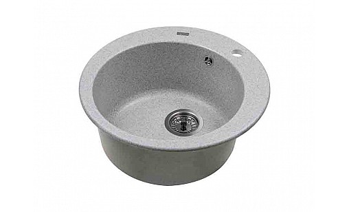 Мойка гранитная VENTOLUX FABIA D500x200 Серый гранит