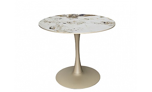 Стіл обідній Opal D900*750 Pandora Glossy/Sahara leg