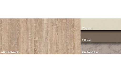 Столешница KronoSpan 3025 FP Дуб Сонома Светлый (Дуб Винтаж Светлый) 1L R5,5 4100х600х28 мм