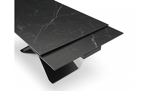 Стіл обідній Ragnar 1600(2400)*900*750 Shks Black Matt