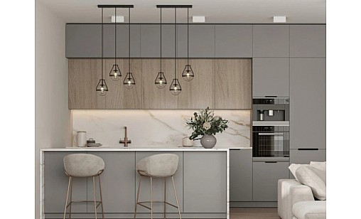 Ручка HEXA 256 мм Чорний матовий UA-HEXA-256-20M GTV