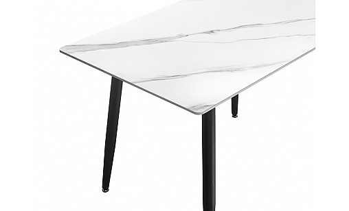 Стол обеденный Rikard 1100*750*750 Snow stone Matt