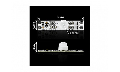 Датчик руху ИК вкл/викл DP-03-PIR-5A-P Biom Датчик руху ИК вкл/викл DP-03-PIR-5A-P Biom