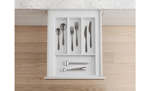 Лоток для кухонных приборов MAX 400 мм 290-350x490 белый TE36.0118.05.013 Rejs Лоток для кухонных приборов MAX 400 мм 290-350x490 белый TE36.0118.05.013 Rejs