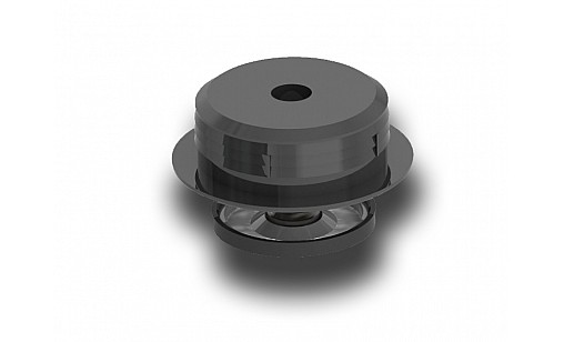 Опора регульована врізна D=40 мм MAXBZ01 під 18 ДСП (до 300кг), чорна 104-39-04-301