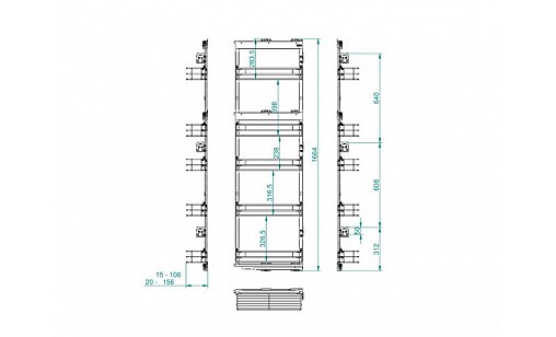 Карго бічне 200/5 праве графіт MAXIMA CLASSIC WE31.0057.01.924 Rejs