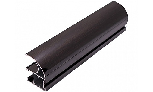 Профиль вертикальный открытый с пазом L-4,7м Венге ДС ОптимаЛайн