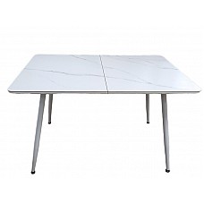 Стол обеденный DT-20004В 1200(1600)*800*760 керамика с МДФ Белый Стол обеденный DT-20004В 1200(1600)*800*760 керамика с МДФ Белый