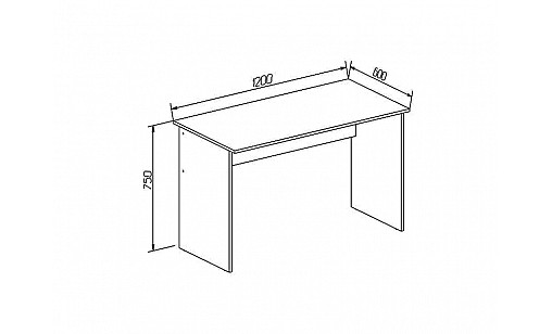 Комп'ютерний стіл Oliver Дуб Тахо Комп'ютерний стіл Oliver Дуб Тахо