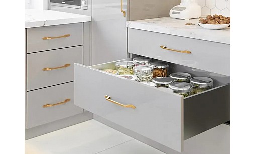 Ручка FLAVIO 192 мм Золота латунь UZ-FLAVIO-192-16 GTV