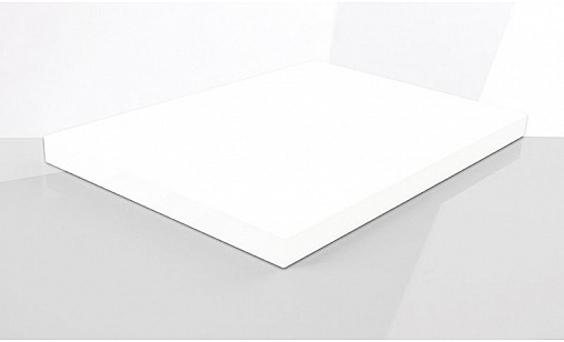 Фасад GL-001U Ультра білий глянець Acryl /Зворотна сторона Чорна 18,4 мм Luxeform