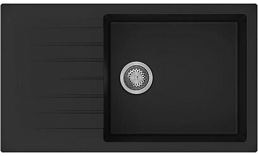 Мойка гранитная FABIANO Classic 86x50 XL Antracit 8221.301.1438 антрацит