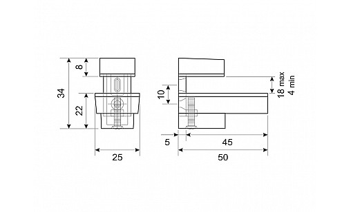 Пеликан PL03 G6 Хром Матовый (Алюминий) ДС ОптимаЛайн Пеликан PL03 G6 Хром Матовый (Алюминий) ДС ОптимаЛайн