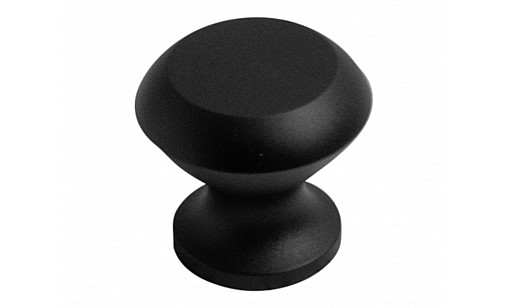 Ручка кнопка K 6031 BLKM Чёрный Матовый ДС