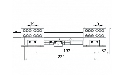 Тандембокс SLIM 16мм L-300мм Н-118мм Білий ДС ПреміумЛайн