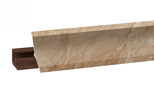Плинтус LUXEFORM L213 Мрамор Бежевый 3 м/п LUXEFORM (SLIM 601/634)