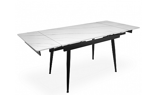 Стіл обідній Connor 1200(1800)*800*760 Snow White Matt